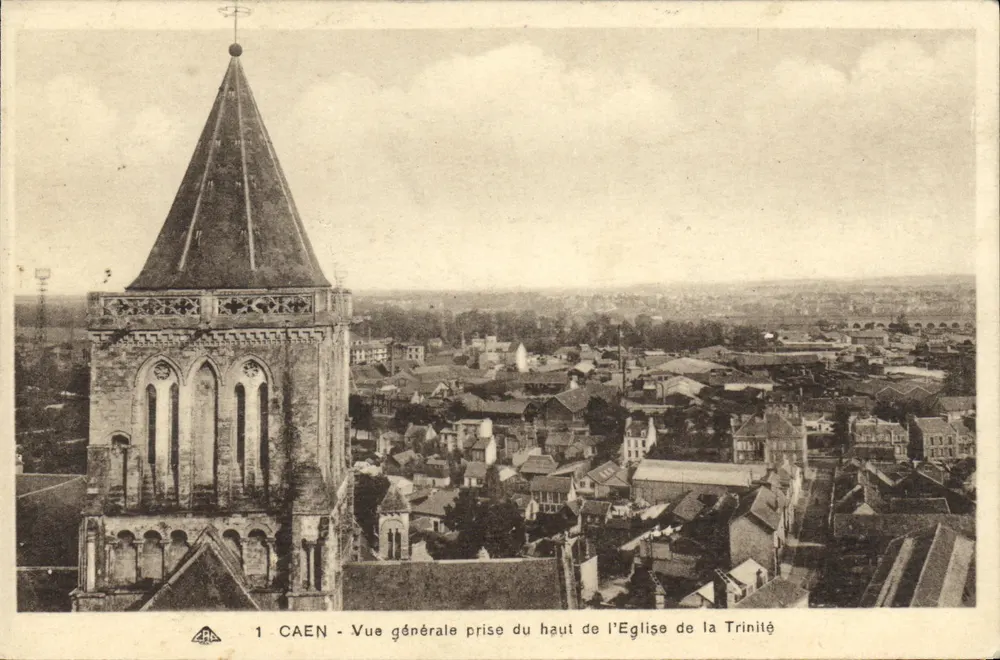 Caen — Allgemeiner Blick vom Gipfel der Kirche der Dreifaltigkeit — Verlag ARA, n°1 - Vorderseite