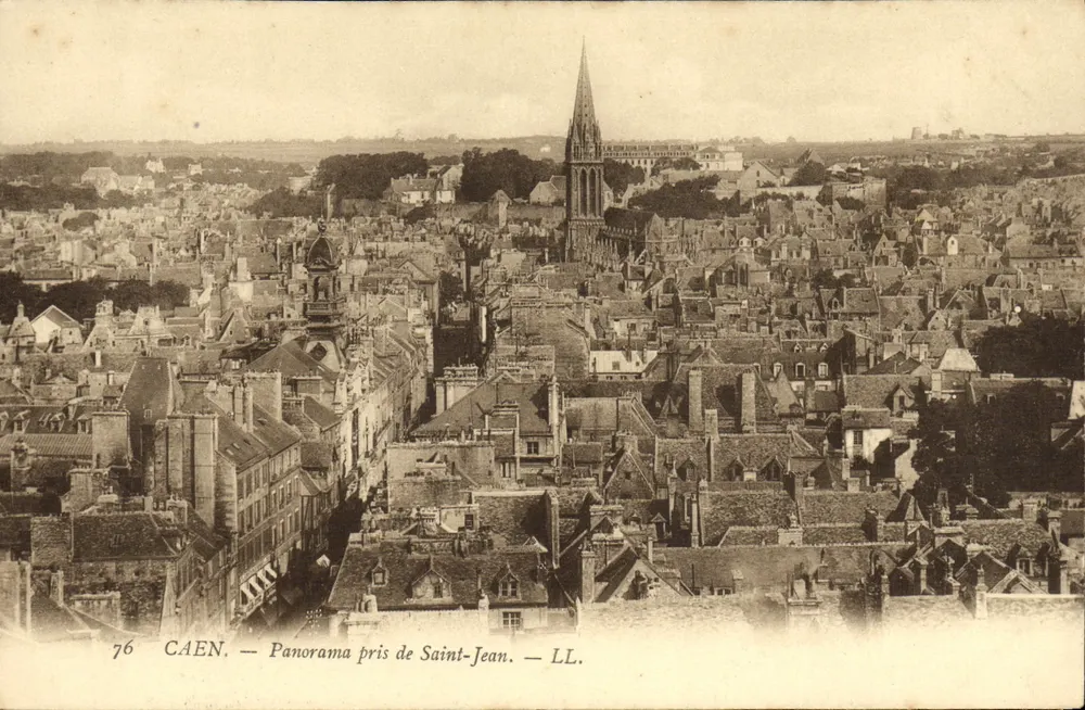CAEN — Panorama tirado de Saint-Jean — LL. — n°76 - Frente