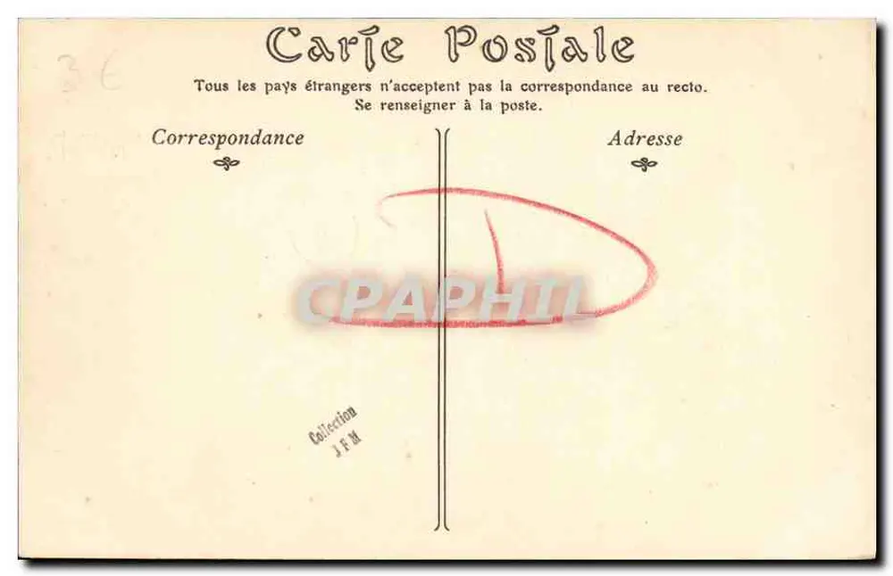 CAEN — Allgemeiner Blick vom Turm der St. Peter — Anonymer Verlag, Nr. 125 - Rückseite
