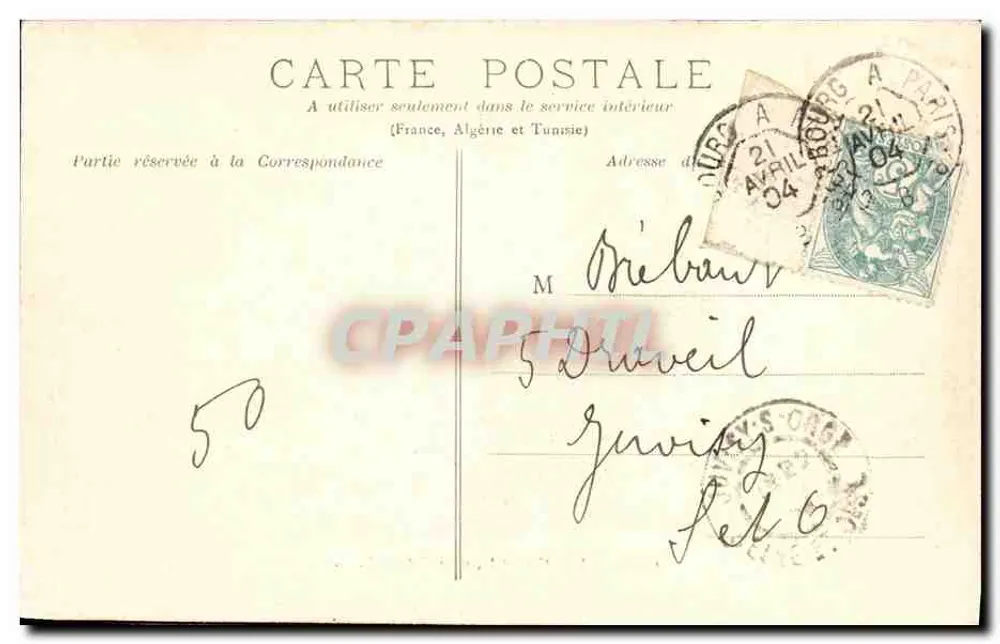 Caen — Vista Geral, lado Leste — L. D. - Verso
