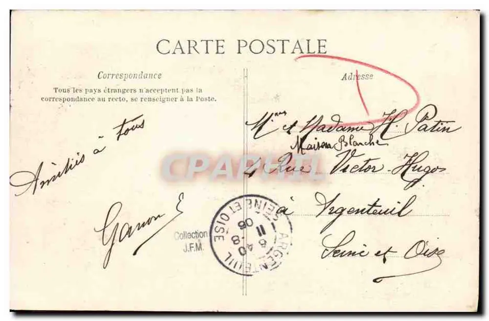 Caen — De Aankomst van de Zandbanken op de Orne — La C.P.A. n°2736 - Achterkant