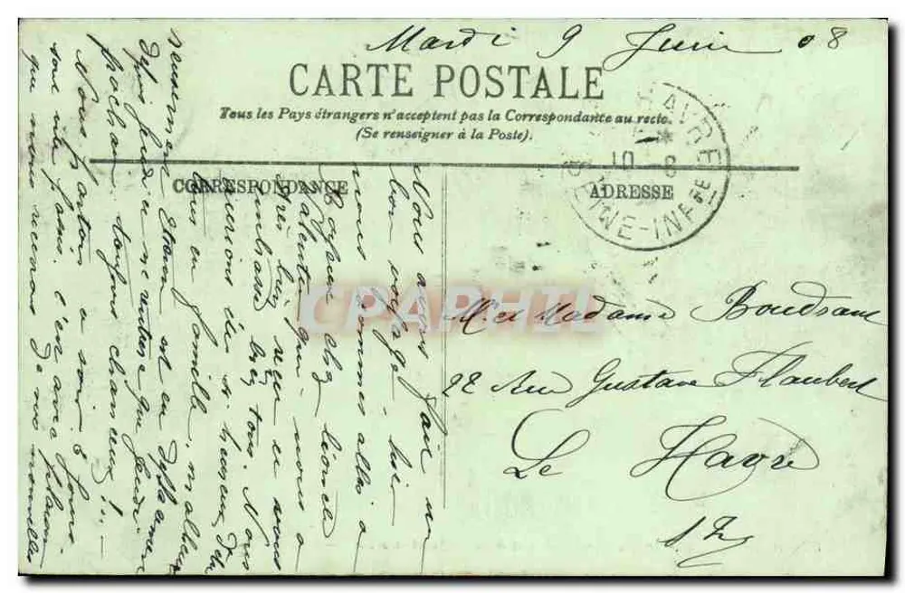 CAEN — Avenue de Courseulles und Bahnhof Saint-Martin — LL. — n°63 - Rückseite
