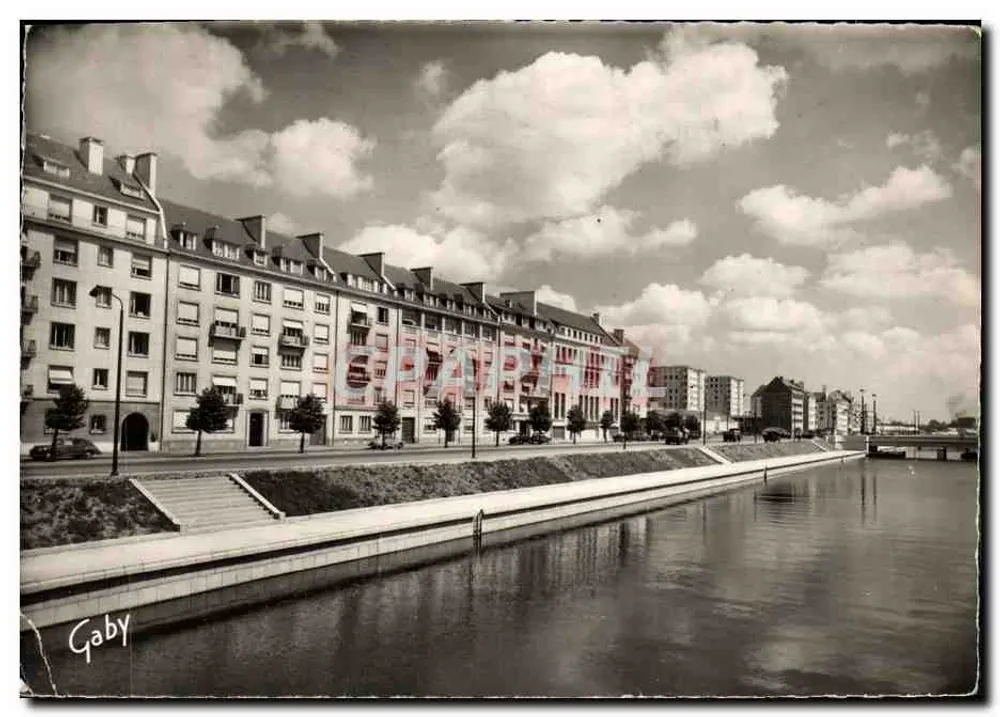 Promenades de Caen — vista do canal — Edição Gaby - Frente