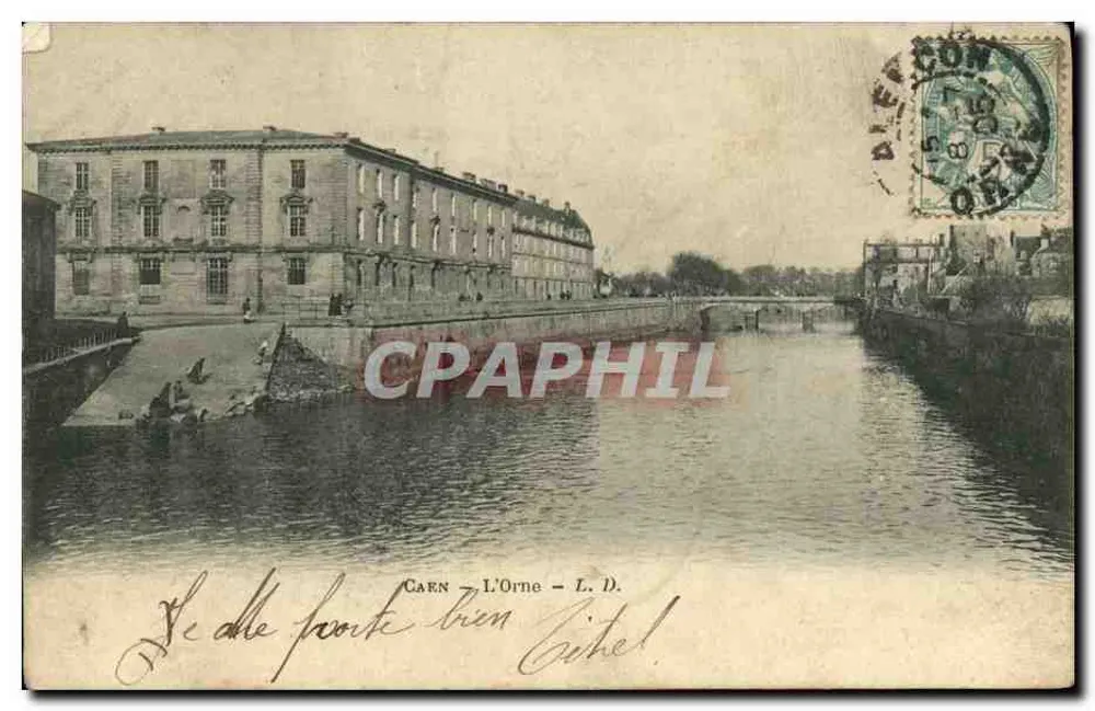 Caen - A Orne - L. D. — Vista da fronteira da Sena — L. D. editor - Frente