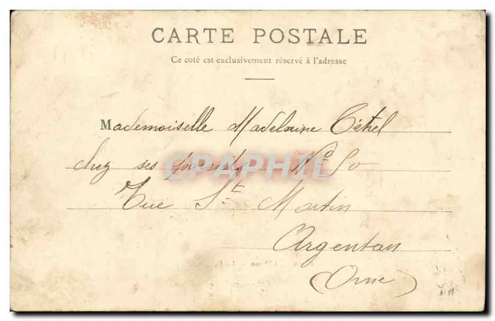 Caen - A Orne - L. D. — Vista da fronteira da Sena — L. D. editor - Verso