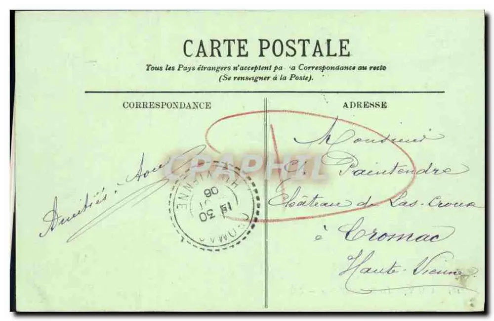 CAEN — As margens do rio Orne — LL. — 165 - Verso