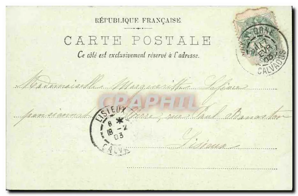 CAEN — Os Banhos — LL. — M. Lifèvre - Verso