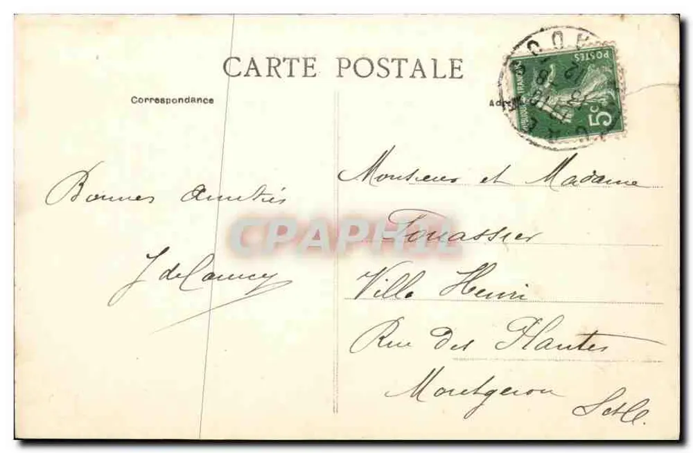 CAEN — Der Orne und die Passerelle, Kasernen Hamelin — Verlag P. R. (Nr. 100) - Rückseite