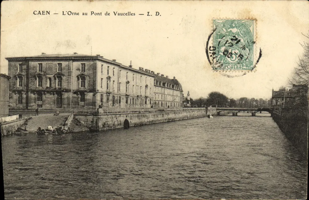 CAEN — A Orne no Ponte de Vaucelles — L. D. - Frente