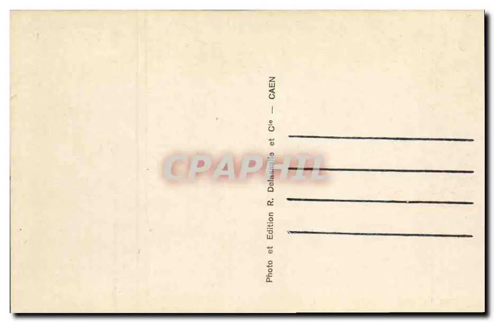 Caen — Ruinen der Rue Guilbert — Juni-Juli 1944 — Edition R. Delassalle - Rückseite