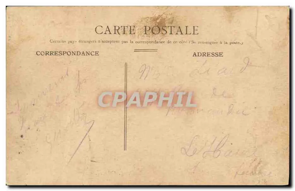 Caen — A Caserna Hamelin — L.D. 18 - Verso