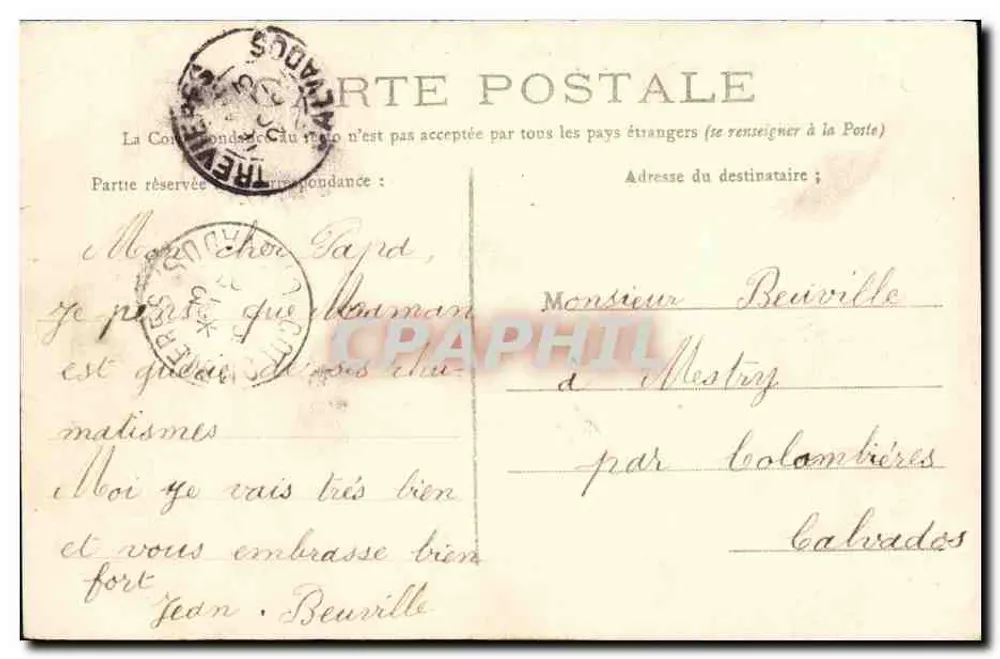 CAEN — A Caserne Hamelin — L. D. - Verso