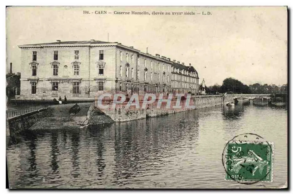 Caen — Caserne Hamelin, construída no século XVIII — L.D. - Frente