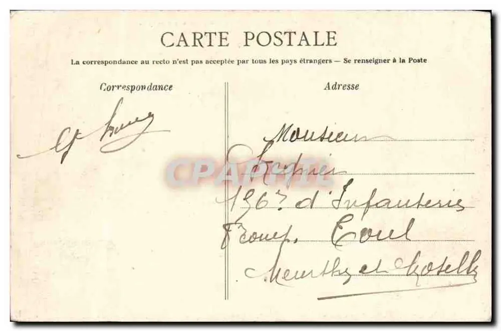 Caen — Caserne Hamelin, construída no século XVIII — L.D. - Verso