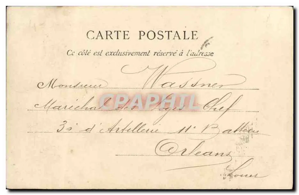 Caen — Kasernen Hamelin und der Fluss Orne — Normandie - Rückseite