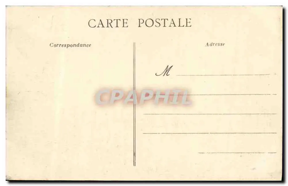 Caen - Das Schloss - Porte de Secours und Caserne Lefèvre — Verlag nicht identifiziert, Seriennummer 157 - Rückseite