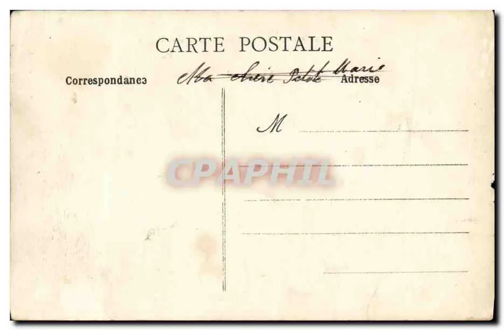 Caen - Artilleriebarracken - Zentralgebäude — Photo Rie & Cie, n° 204 - Rückseite