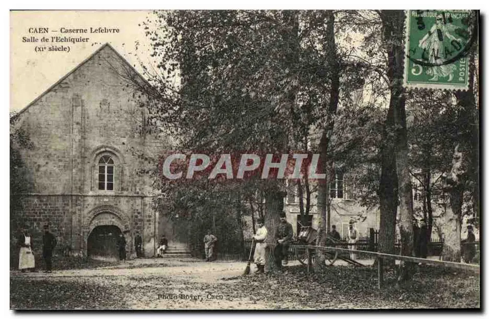 CAEN — Kasernen Lefebvre Saal des Schachbretts (11. Jahrhundert) — Foto Royer, Cucq - Vorderseite