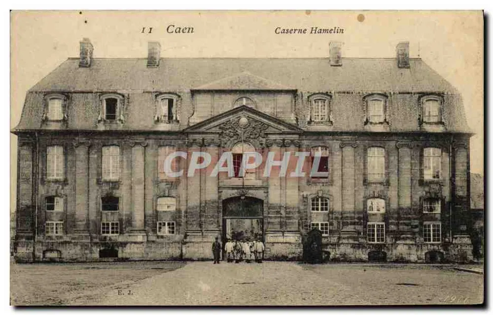 Caserne Hamelin — Caen — Editor E. J. - Frente