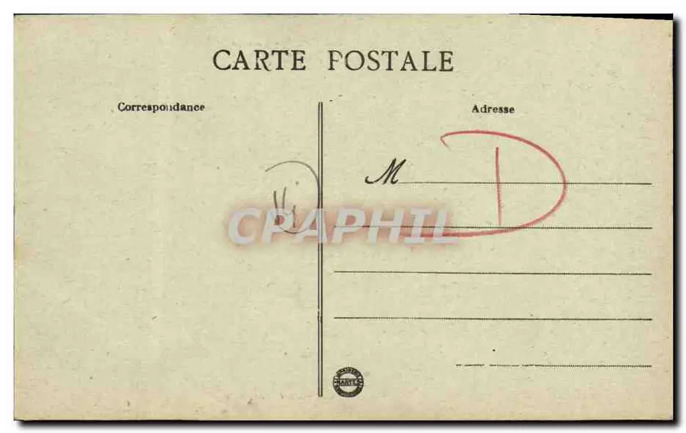 CAEN - Casa de Militares do Castelo - Porta de Socorro — Coleção I. A. - Verso