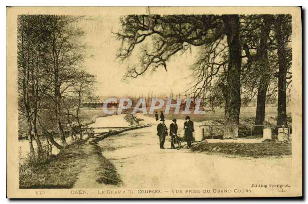 Caen — Das Rennplatz — Ansicht vom Grand Cours — Edition Frangenu, LL, n° 170 - Vorderseite