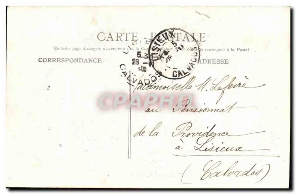 La Prairie — Caen — J. La Gellie - Verso