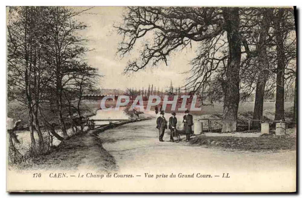 CAEN — Das Rennplatz — Ansicht vom Grand Cours — I.L. — n° 170 - Vorderseite