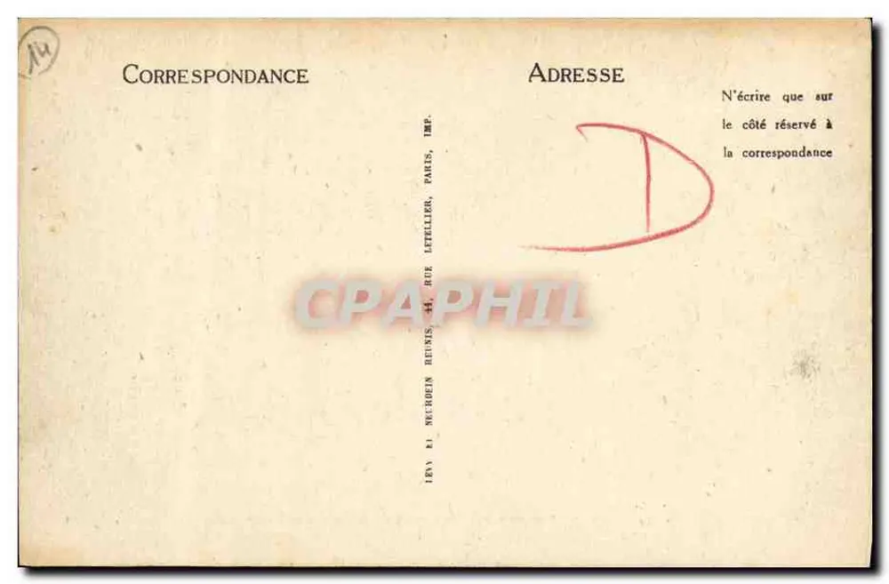 CAEN — Das Rennplatz — Ansicht vom Grand Cours — I.L. — n° 170 - Rückseite
