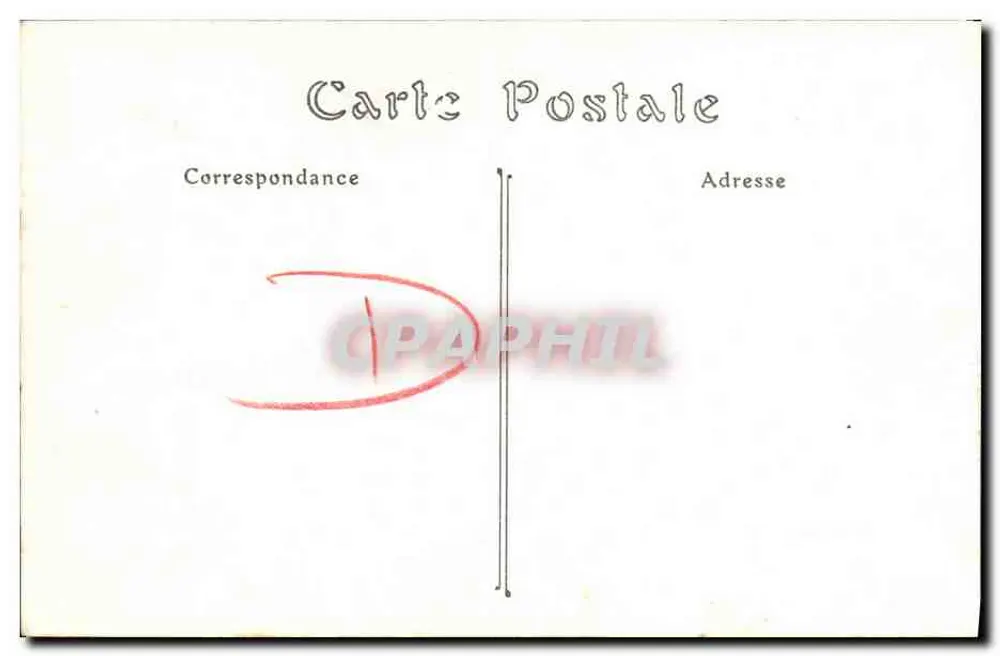 CAEN — Der Turm von Saint-Pierre, Ansicht vom Schloss — ND. Phot. - Rückseite
