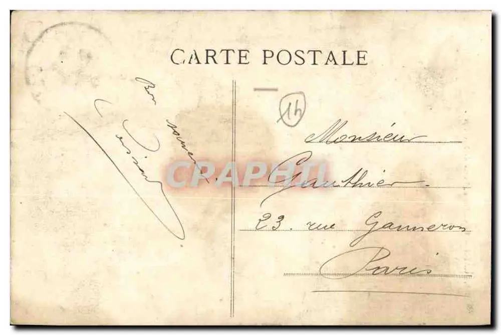 CAEN — Zamek, Brama Ratunkowa — Wydawca nieznany, nr serii 108 - Rewers