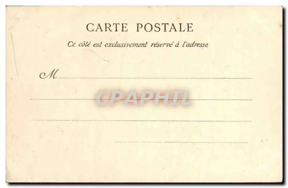 Caen — Die Porte de Secours des Alten Schlosses —Paris - Rückseite