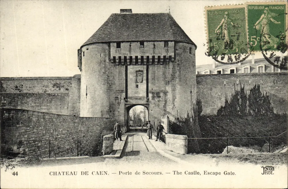 Castelo de Caen — Porta de Secours — JND Hot. n°44 - Frente