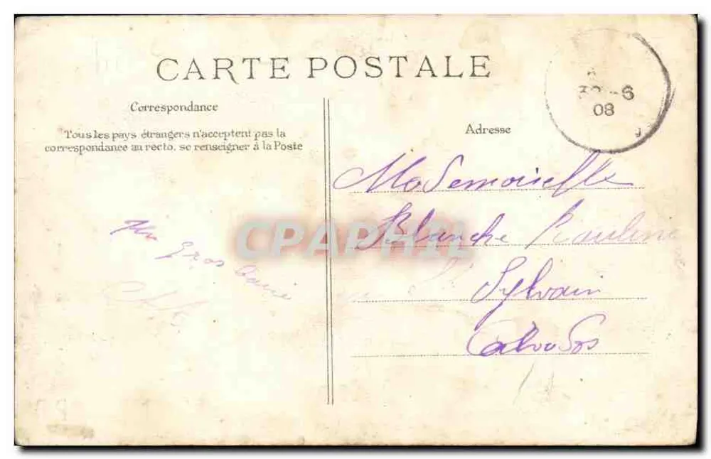 Um Beijo — De Caen — Editor EDO, n° PR - Verso