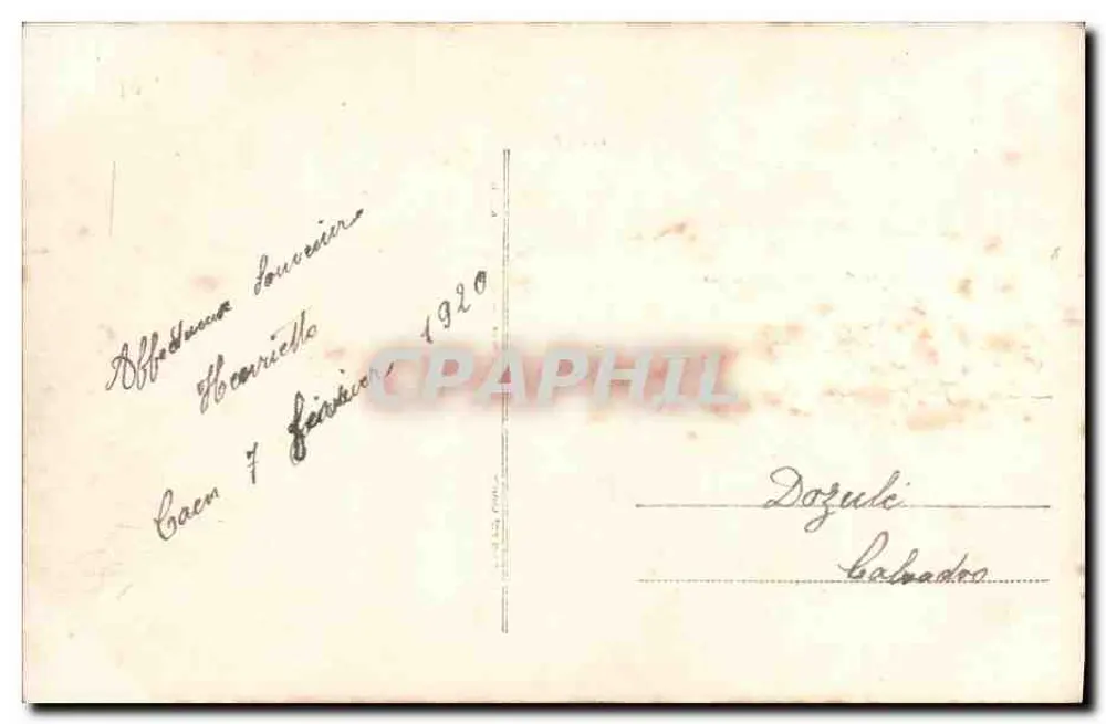 Amizades de Caen — pássaro e rosa — editor LL n°43 - Verso