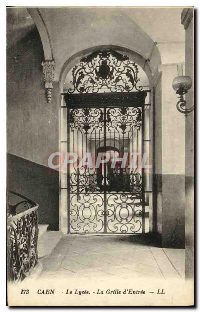 Caen — O Liceu — A Grade de Entrada — LL n°173 - Frente