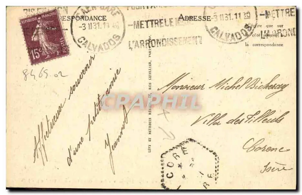 Caen - Das Lycée - Ehemalige Abtei Sainte-Geneviève - Das Refektorium (18. Jahrhundert) - Rückseite