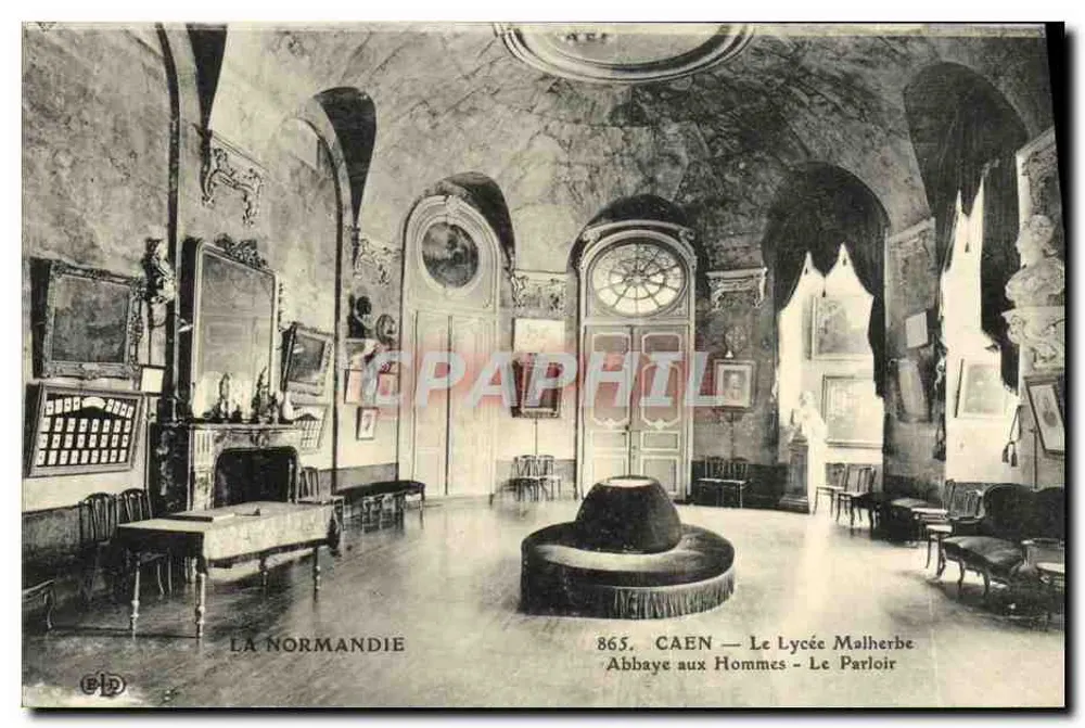 Caen — Das Lyceum Malherbe — Der Parlor — Die Normandie, Nr. 865 - Vorderseite