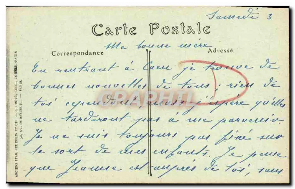 Caen — Das Gymnasium und die Kirche Saint-Étienne, Abtei der Männer - Rückseite