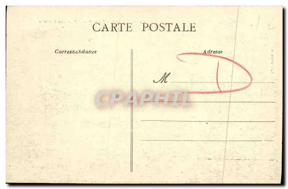 Caen - Lycée Malherbe - Abadia dos Homens - Verso