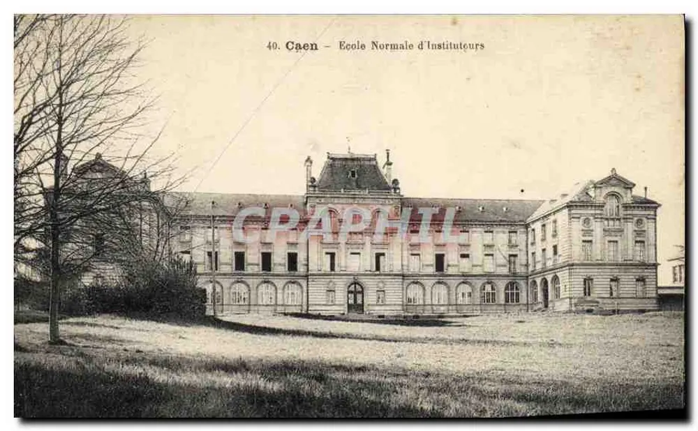 Caen — Scuola Normale degli Insegnanti — Caen - Recto
