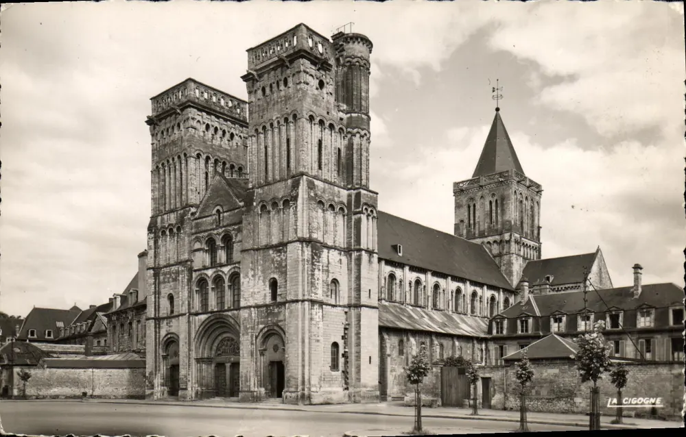 Abbaye aux Dames — Caen (Calvados) — Edição La Cigogne - Frente