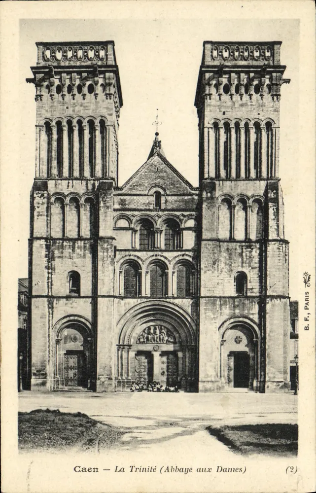 Caen — A Trindade (Abadia das Damas) — B.F. PARIS (2) - Frente