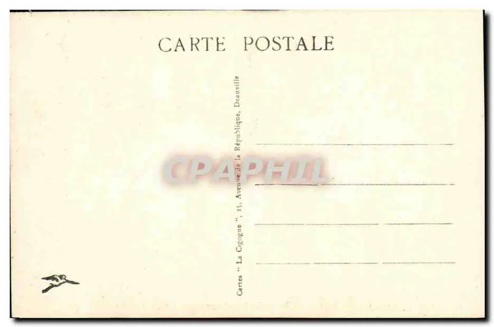 Caen - A Abadia das Damas (os Portais) — Editor: Cartea "La Gorgone", 25, Avenida da República, Deauville - Verso