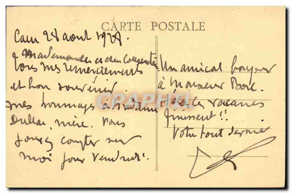 CAEN — Abtei der Damen, gegründet von Königin Mathilde (11. Jahrhundert) — Verlag Llivet - Rückseite