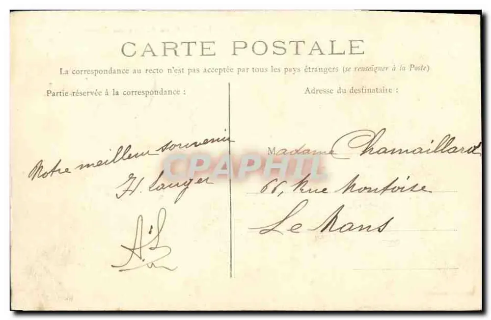 CAEN — A Trinité ou Abadia das Senhoras — Editor não visível - Verso