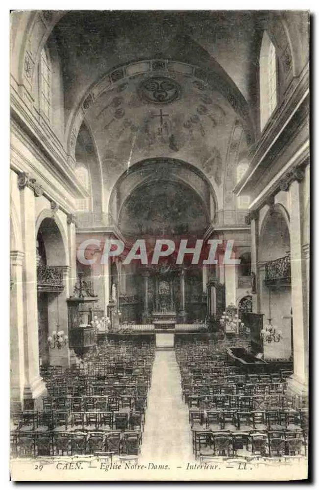 Caen — Igreja de Nossa Senhora — Interior — LL. — n°29 - Frente