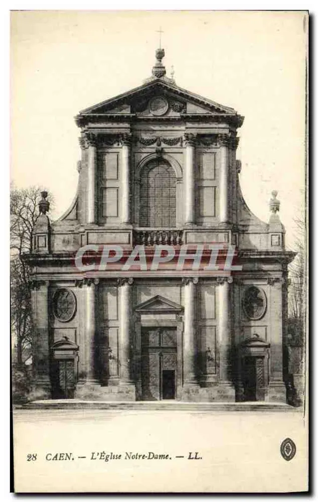 Caen — A Igreja Nossa Senhora — LL. n°28 - Frente