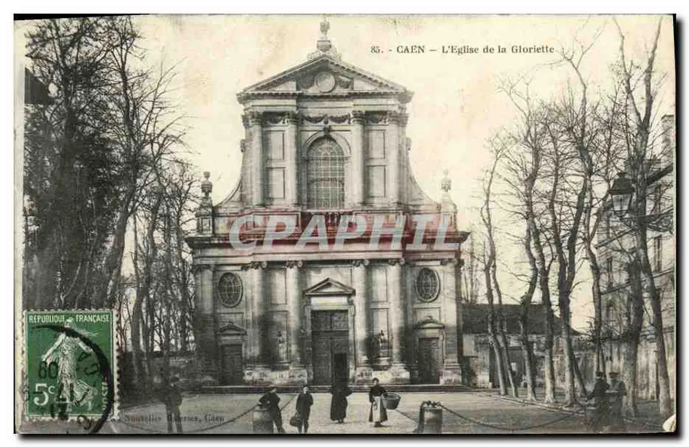 CAEN — A Igreja da Gloriette — Nouteller, Caen - Frente