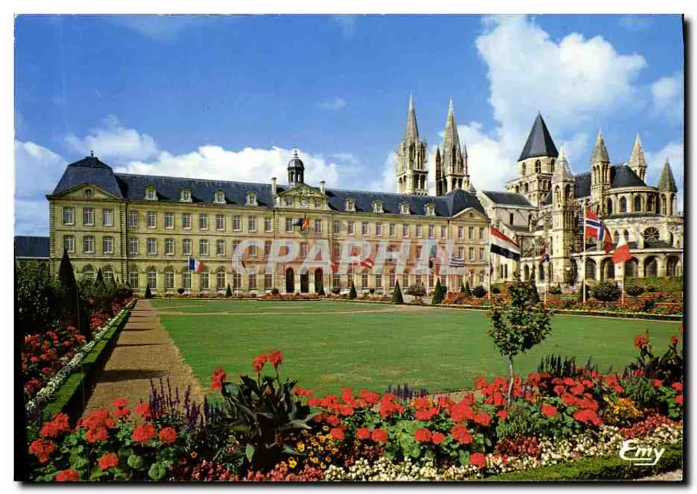 Caen — Abtei der Männer und Rathaus — Emy - Vorderseite