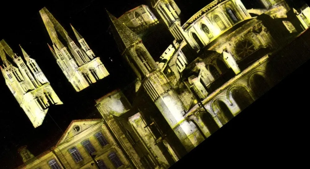 Caen - Das Kloster der Männer (die Kirche Saint-Étienne beleuchtet) — 1268 — CI des Arts Photomécaniques, 44, Letellier Paris, 13 - Vorderseite